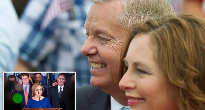 Darline Graham Nordone, sister of late Sen. Lindsey Graham, sworn in as US senator from South Carolina 