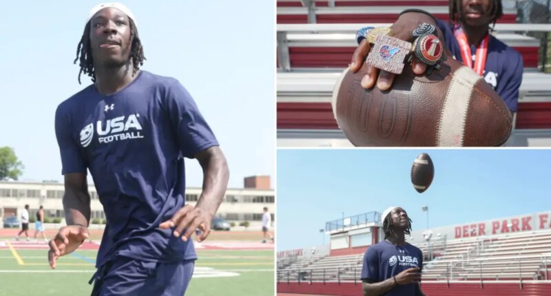 Deer Park's Christian Myrick cementing flag football star status