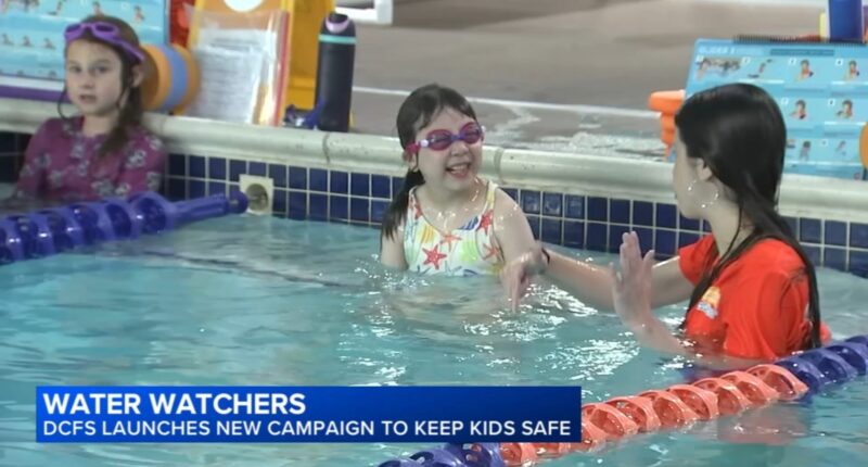 Department of Children and Family Services, or DCFS, Lurie Children's Hospital, Safe Kids Illinois promote Water Watcher campaign