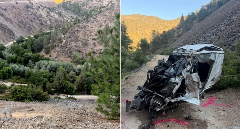 Driver accused of DUI survives astonishing 600-foot plunge down California cliff