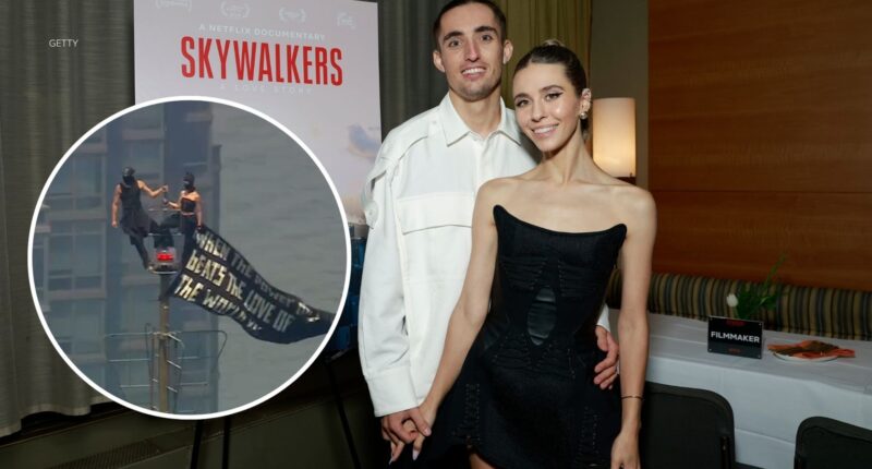 Empire State Building climbers, Angela Nikolau and Ivan Beerkus, starred in Netflix Skywalkers documentary