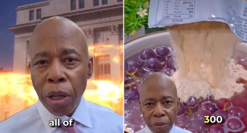 Eric Adams targeted in bonkers Chinese AI videos