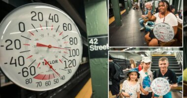 Feels-like temps hit 108 F in subway under heat dome