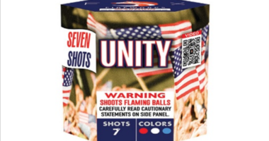 Fireworks recall: Unity 7 Shot 200 Gram Aerial Cake Firework Devices pulled from shelves days before July 4 due to explosion risk