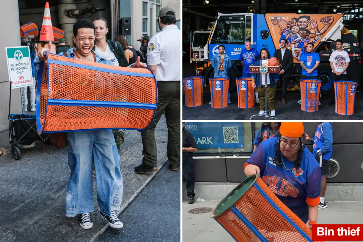 Five Lucky Winners Score Coveted Knicks-Themed Trash Bins