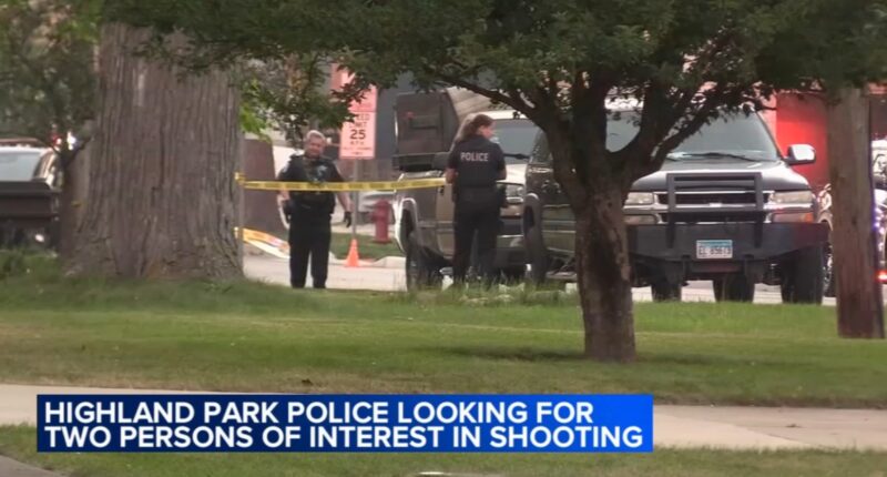 Highland Park police continue search for 2 persons of interest after shooting critically injures man on Walker Avenue