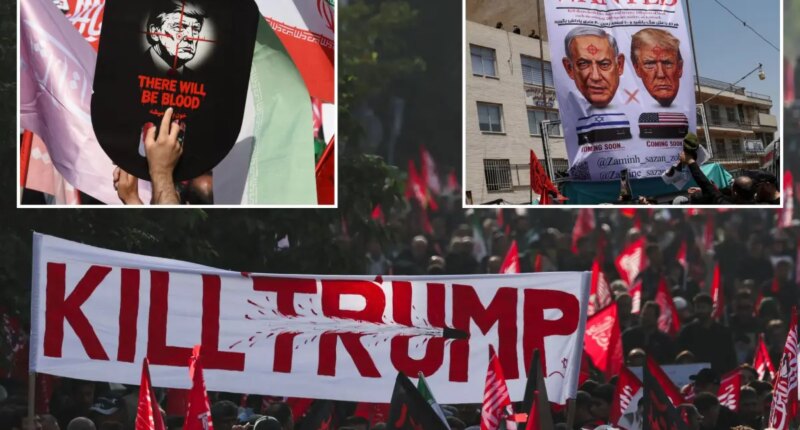 Iranian loyalists vow to assassinate Trump during Ayatollah Khamenei's funeral