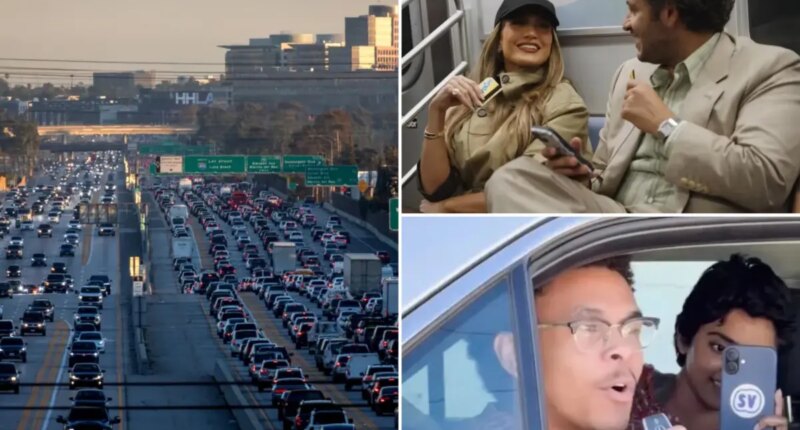 LA takes a spin at "SubwayTakes" swapping trains for gridlock