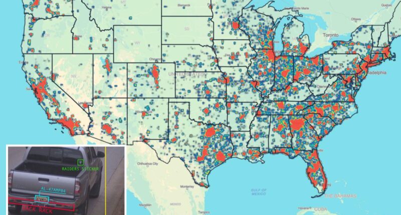 Map exposes California's shocking Flock camera surveillance hotspots