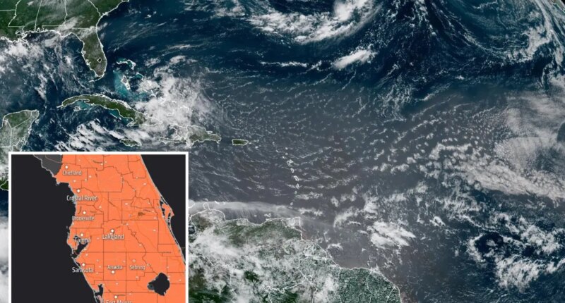 Massive Saharan dust plume collides with life-threatening heat dome, trapping sweltering temps across South