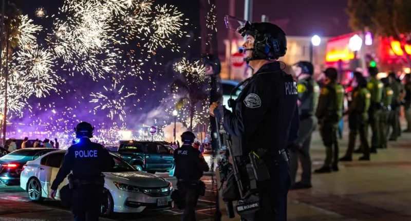 'Mayhem' erupts in wealthy coastal enclave as hundreds arrested in massive takeover during July Fourth weekend