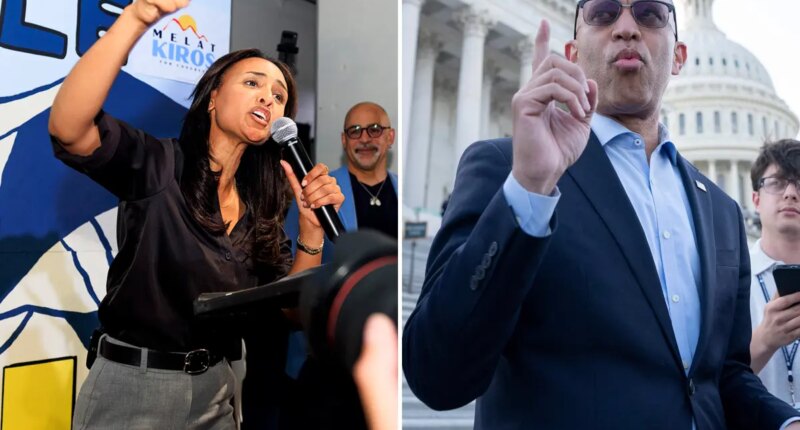 Melat Kiros, Gen Z socialist who ousted 15-term Colorado incumbent, has cutting message for Hakeem Jeffries