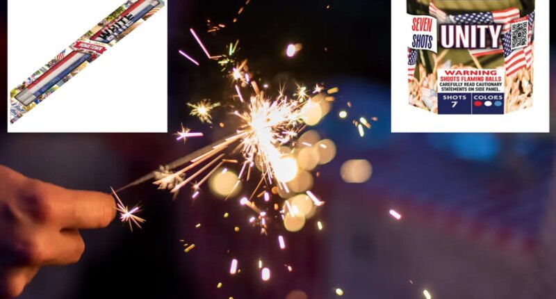 More than 100,000 July 4 fireworks recalled over explosion hazards