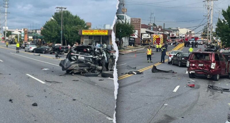 More than 30 injured after Maryland transit bus crashes into building near Baltimore