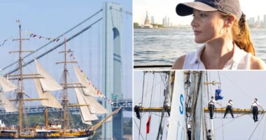 NY Post reporter rides on America 2.0 along 4th of July Parade of Sails