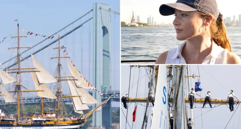 NY Post reporter rides on America 2.0 along 4th of July Parade of Sails
