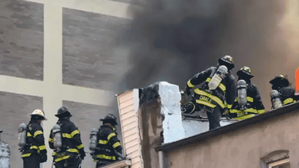 NYC 5-Alarm Fire Injures 17 Firefighters, Damages Apartments