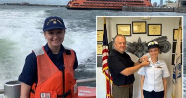 NYC father daughter duo patrol on Fourth of July