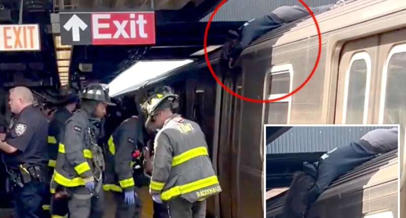 NYC girl, 16, hits beam during subway surfing stunt