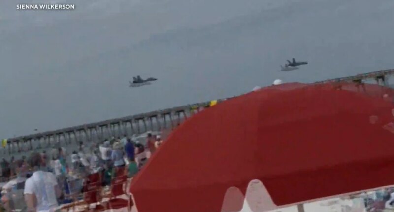 Navy's elite Blue Angels under investigation after video shows low flyover at Florida beach
