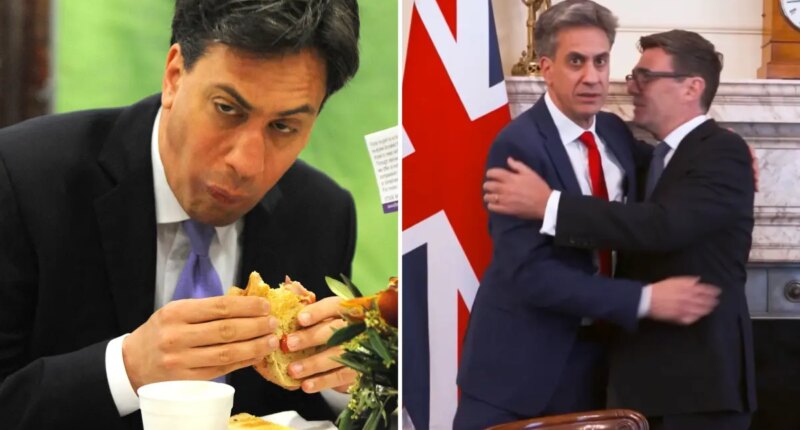 New UK top diplomat Ed Miliband's awkward bacon sandwich photo resurfaces