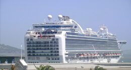 Norovirus outbreak on Ruby Princess cruise ship affects over 120 passengers and crew; docked at SF's Pier 27 for cleaning