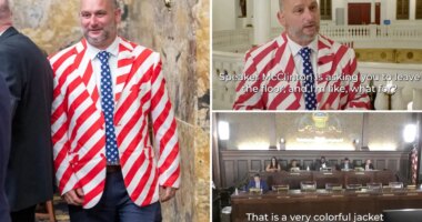Pennsylvania state Rep. Eric Davanzo says he was kicked off House floor over 'patriotic' suit ahead of America 250