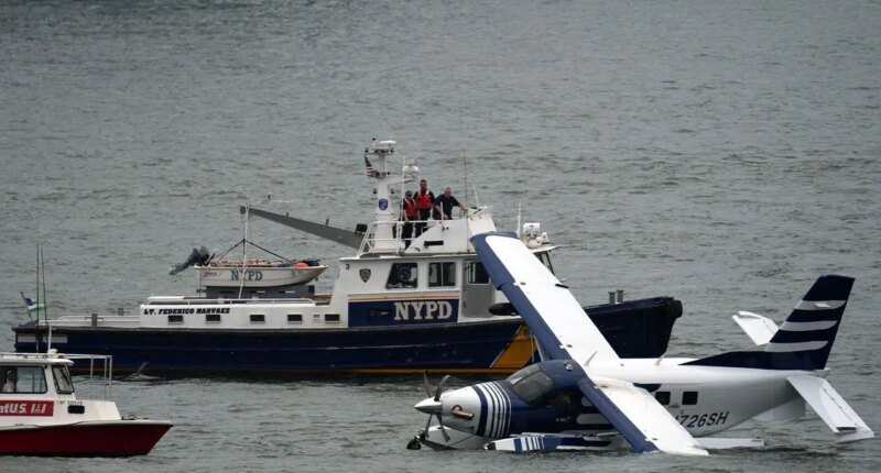 Pilot declares mayday before seaplane comes down in New York City’s East River