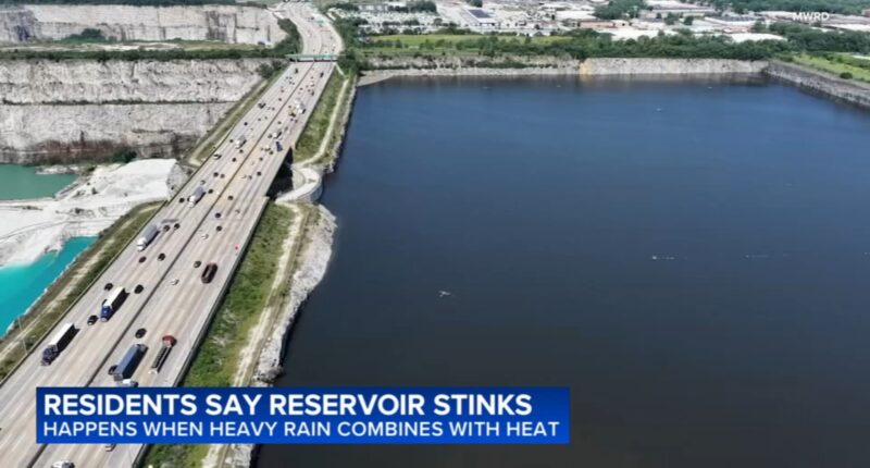 Residents say foul smell 'like rotten eggs' pervading area amid nearly full Chicago-area Thornton, Illinois reservoir