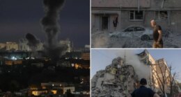 Russian missiles and drones kill at least 13 and cause damage across Ukraine capital