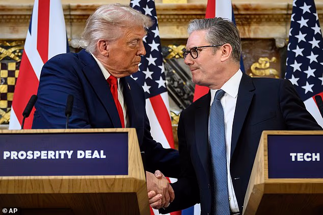 Sir Keir Starmer agreed that Britain would pay the US 25 per cent more for new medicines by 2035 to stop Donald Trump from implementing hefty trade tariffs last December