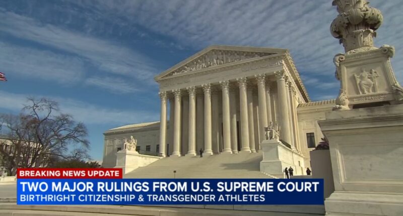 Supreme Court birthright citizenship, transgender athletes rulings prompt relief, disappointment in Chicago