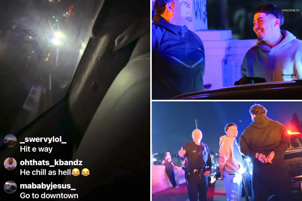 Suspects Livestream Chaotic Los Angeles Police Chase in Real Time
