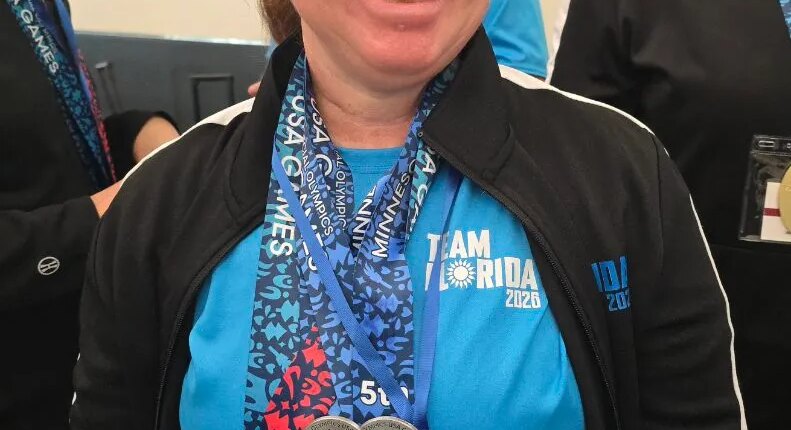 Tampa woman brings back gold medal from 2026 Special Olympics USA Games