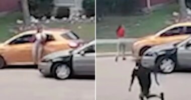Texas DoorDash driver still makes delivery after fleeing suspect strikes her with car