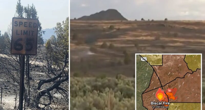 The Biscar Fire explodes to California's biggest this year