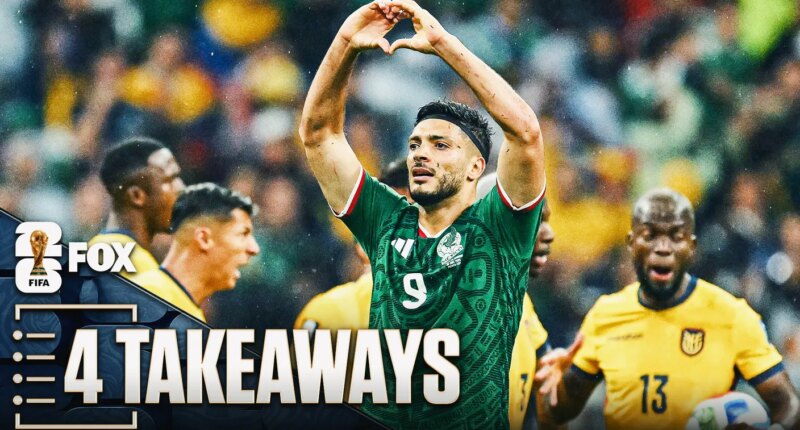 The Streak Is Over! 4 Takeaways From Mexico's Breakthrough Win vs. Ecuador