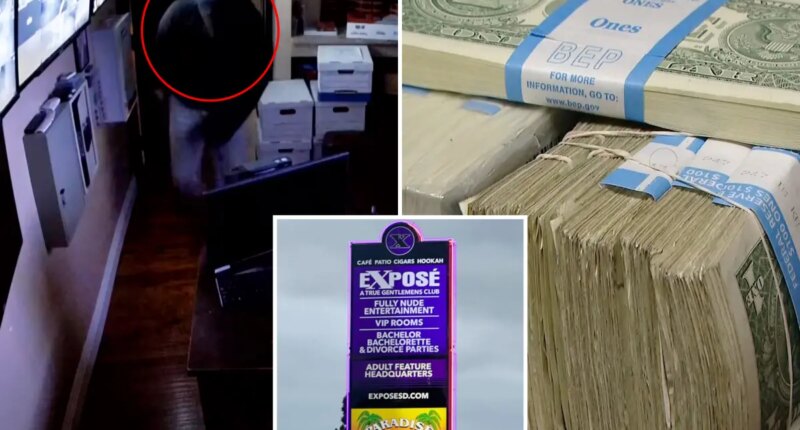 Thief snatches over $25,000 in singles from San Diego strip club