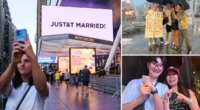 Tourists stumble upon Taylor Swift, Travis Kelce’s MSG nuptials in ‘very cool’ NYC moment