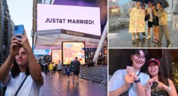 Tourists stumble upon Taylor Swift, Travis Kelce’s MSG nuptials in ‘very cool’ NYC moment