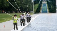 Trump admin will use same company to repair Reflecting Pool's damaged liner, Burgum says