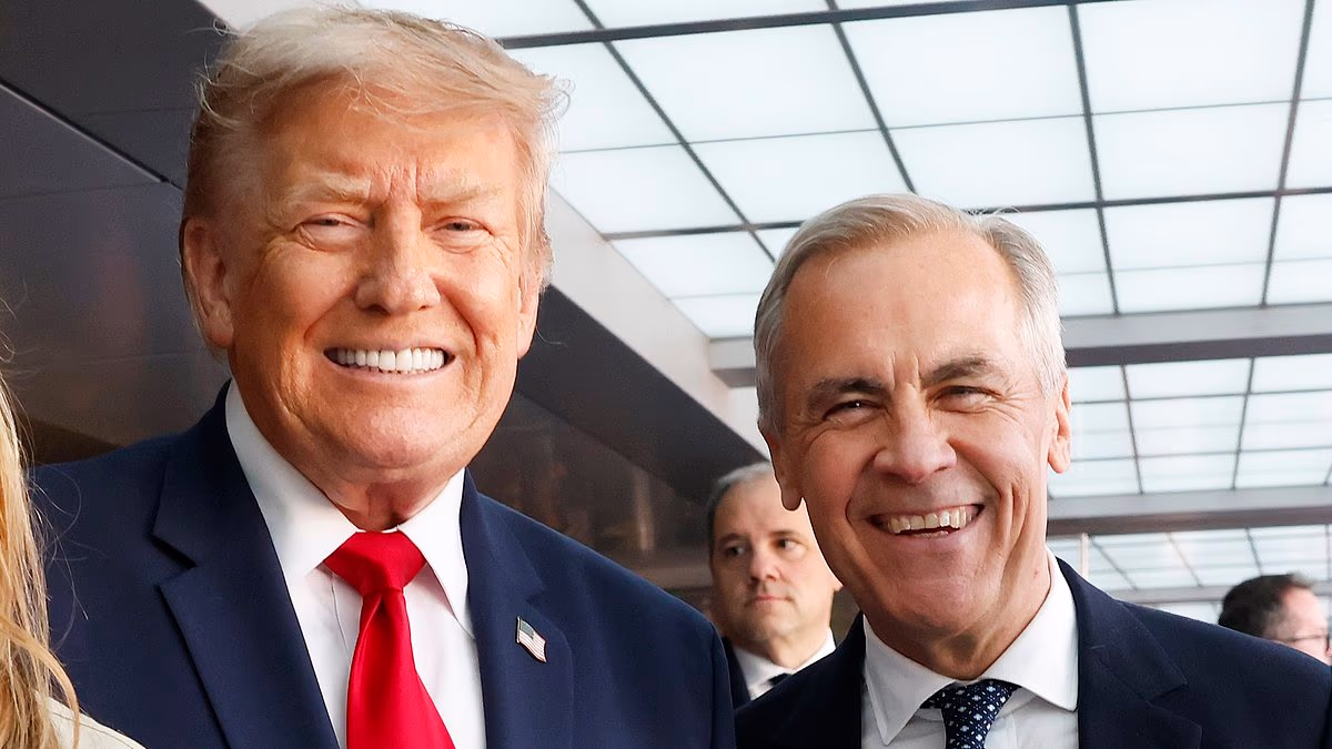 Trump Says Canadian Prime Minister Mark Carney Should Pay Damages Over Cross-Border Wildfire Smoke