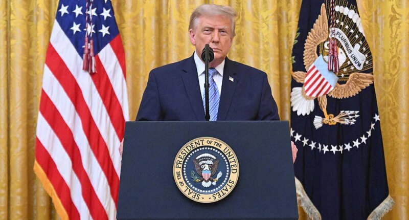 Trump falsely alleges voting machines are