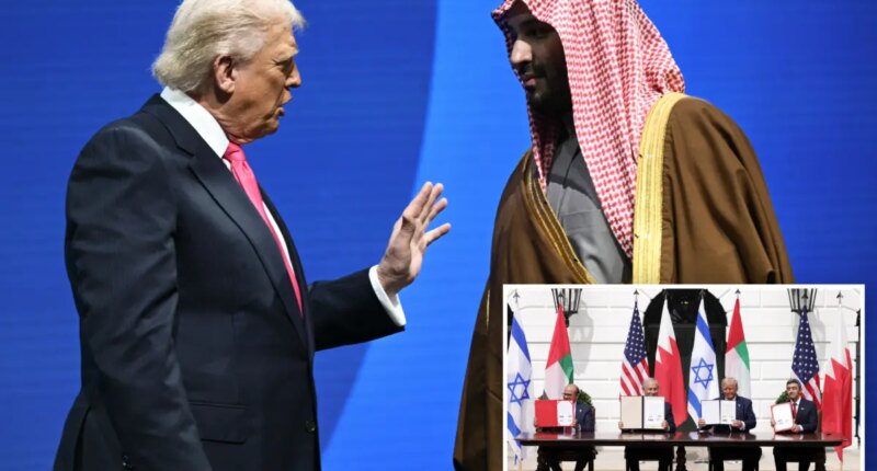 Trump says Saudi Arabia nuclear deal 'totally subject' to Riyadh joining Abraham Accords, normalizing Israel ties