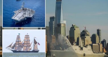 US, international ships begin arriving for July 4 flotilla