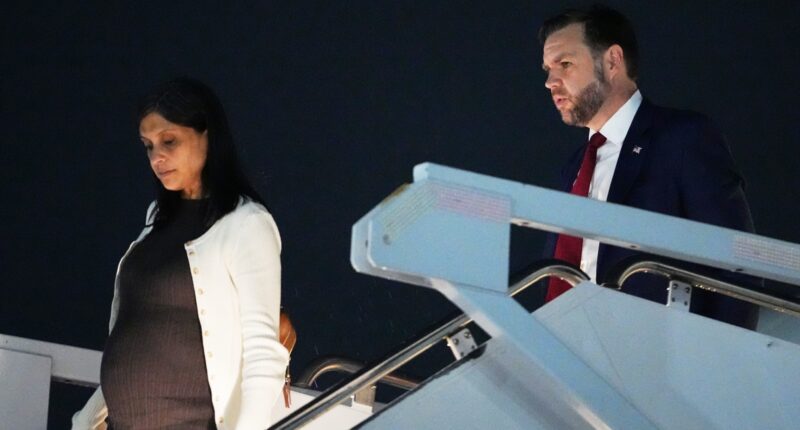 Vice President JD and Second Lady Usha Vance welcome baby boy, first child born to sitting US VP in more than 150 years