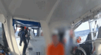 WATCH: Coast Guard video reveals seizure of Brian Hooker's sailboat after wife's Bahamas disappearance