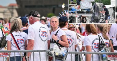 Washington, DC's National Mall evacuated as storms move in before Trump's speech