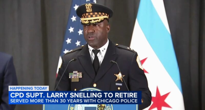 Wednesday marks Chicago Police Department Superintendent Larry Snelling's final day on job