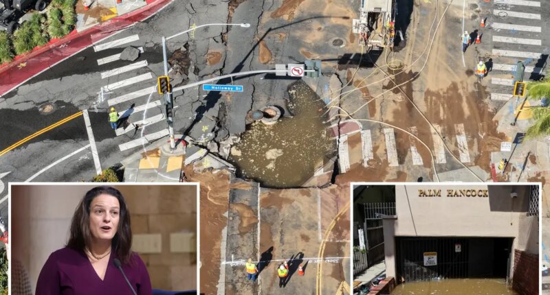 West Hollywood water main break exposes LA's aging infrastructure